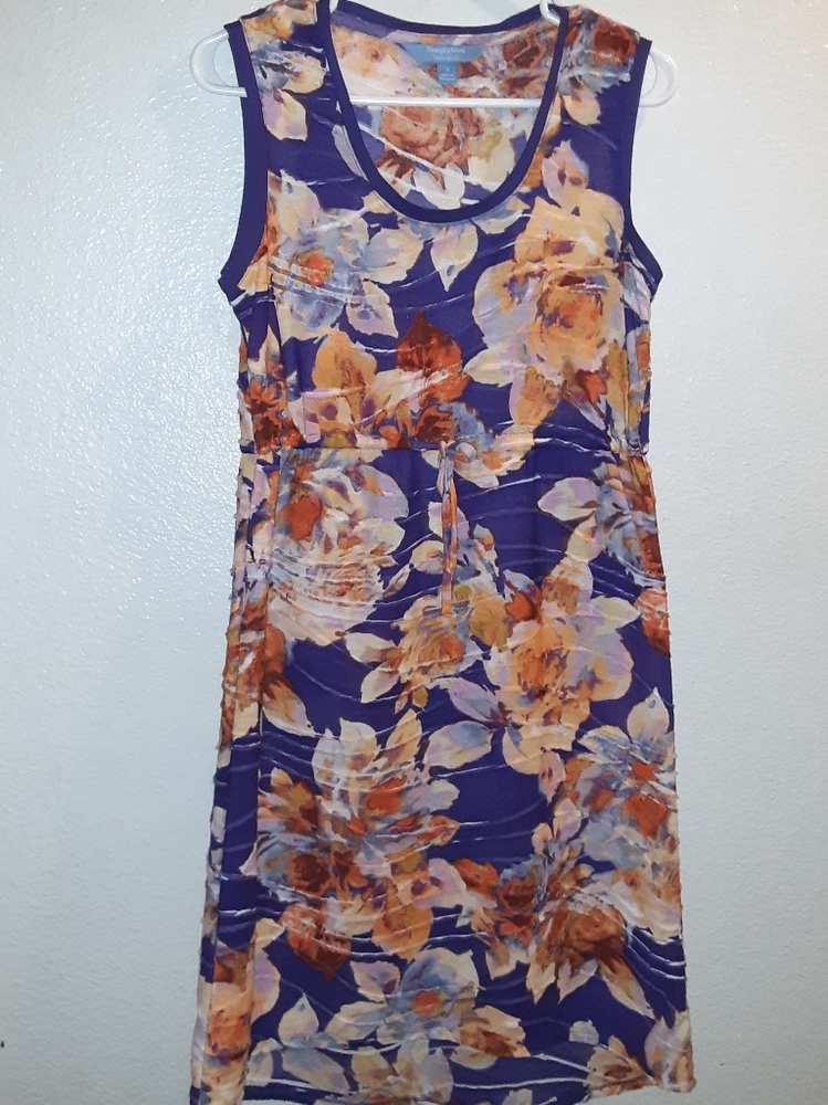 Simply Vera Vera Wang purple floral dress